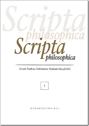 Scripta Philosophica. Research Bulletin of Doctoral Students of the Philosophy Faculty at KUL